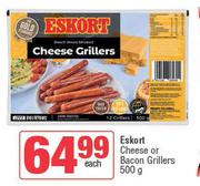 Eskort Cheese Or Bacon Grillers-500g Each
