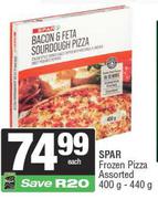 Spar Frozen Pizza Assorted-400g-440g Each