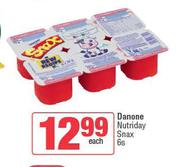 Danone Nutriday Snax-6s Each