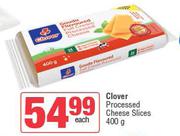 Clover Processed Cheese Slices-400g Each