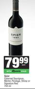Spier Cabernet Sauvignon, Merlot, Pinotage, Shiraz Or Signature Red-750ml Each