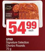 Spar Signature Selection Chorizo Rounds-70g Each