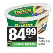 Butro Butter Tub-500g Each