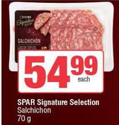Spar Signature Selection Salchichon-70g Each
