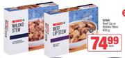 Spar Beef Lip Or Nhloko Stew-600g Each