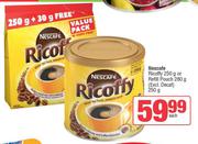 Nescafe Ricoffy 250g Or Refill Pouch 280g-Each