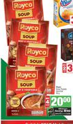 Royco Soup Packets Assorted-For 4 x 50g