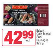 Eskort Gold Medal Pork Sausages-375g