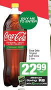 Coca Cola Original Soft Drink-2L Each