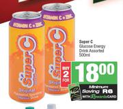 Super C Glucose Energy Drink Assorted-For 2 x 500ml