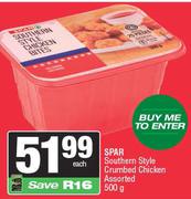 Spar Southern Style Crumbed Chicken Assorted-500g Each