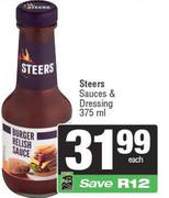 Steers Sauces & Dressing-375ml Each