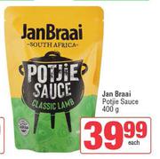 Jan Braai Potjie Sauce-400g Each