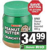 Spar Peanut Butter Assorted-400g Each
