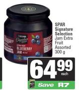 Spar Signature Selection Jam Extra Fruit Assorted-300g Each