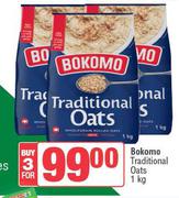 Bokomo Traditional Oats-For 3 x 1Kg