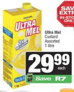 Ultra Mel Custard Assorted-1L Each