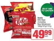 Nestle Mini Bags (Including New Miniatures)-180g/107g/110g Each