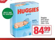 Huggies Baby Wipes Quad Pack-288s/224s Per Pack
