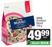 Spar Breakfast Muesli-750g