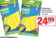 Goldenmarc Rubber Gloves-Small, Medium  Or Large-Each