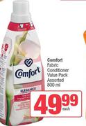 Comfort Fabric Conditioner Value Pack Assorted-800ml Each