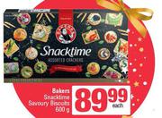 Bakers Snacktime Savoury Biscuits-600g Each