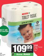 Spar Toilet Tissue 2 Ply 18s-Per Pack