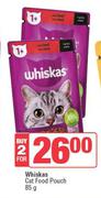 Whiskas Cat Food Pouch-For 2 x 85g