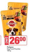 Pedigree Dog Food Pouches-For 2 x 100g