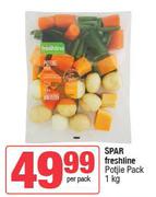 Spar Freshline Potjie Pack-1Kg Per Pack