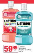 Listerine Mouthwash Assorted-500ml Each