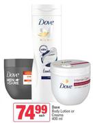 Dove Body Lotion Or Creams-400ml