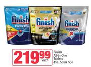 Finish All In One Tablets-45s/50s/56s Each