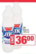Jik Bleach-For 2 x 750ml