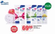 Head & Shoulders Shampoo-400ml/300ml Each