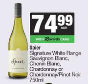 Spier Signature White Range Sauv Blanc,Chenin Blanc,Chardonnay Or Chardonnay/Pinot Noir-750ml