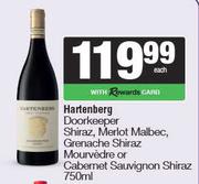 Hartenberg Doorkeeper Shiraz,Merlot Malbec,Grenache Shiraz Mourvedre Or Cab Sauv Shiraz-750ml