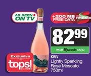 KWV Lightly Sparkling Rose Moscato-750ml
