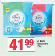 Lil-Lets Pantyliners-100s Each