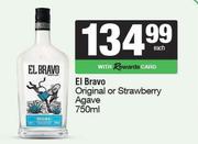 EL Bravo Original Or Strawberry Agave-750ml 