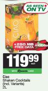 Ciao Shaken Cocktails-2L