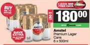 Amstel Premium Lager Cans-For 2 x 6 x 500ml
