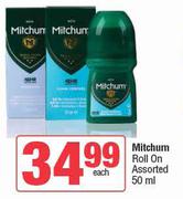 Mitchum Roll On Assorted-50ml Each