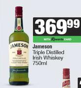 Jameson Triple Distilled Irish Whisky-750ml