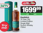 Glenfiddich 16 Year Old Limited Edition Single Malt Scotch Whisky-750ml