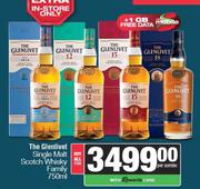 The Glenlivet Single Malt Scotch Whisky Family 750ml-For All Per Combo