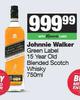Johnnie Walker Green Label 15 Year Old Blended Scotch Whisky-750ml
