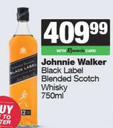 Johnnie Walker Black Label Blended Scotch Whisky-750ml