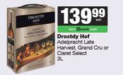 Drostdy Hof Adelpracht Late Harvest Or Claret Select-3L